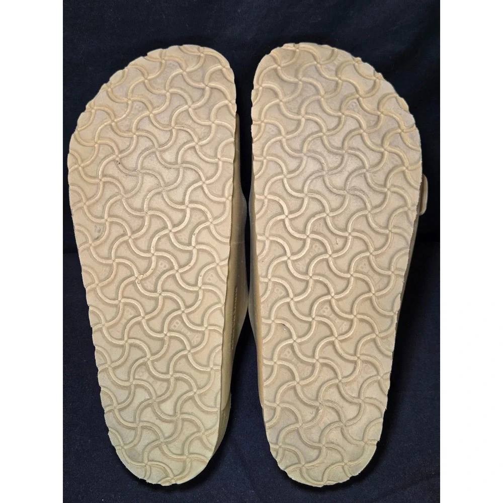 Birkenstock Arizona Birko Flor‎ Sandals Gold Metallic Unisex Size 42 EU 9 US Men